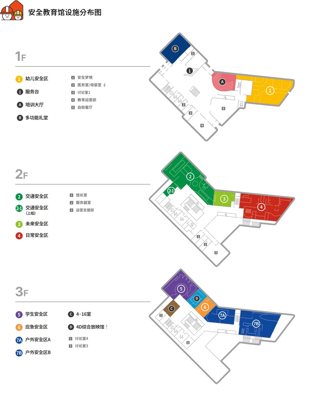 안전교육관 시설배치도